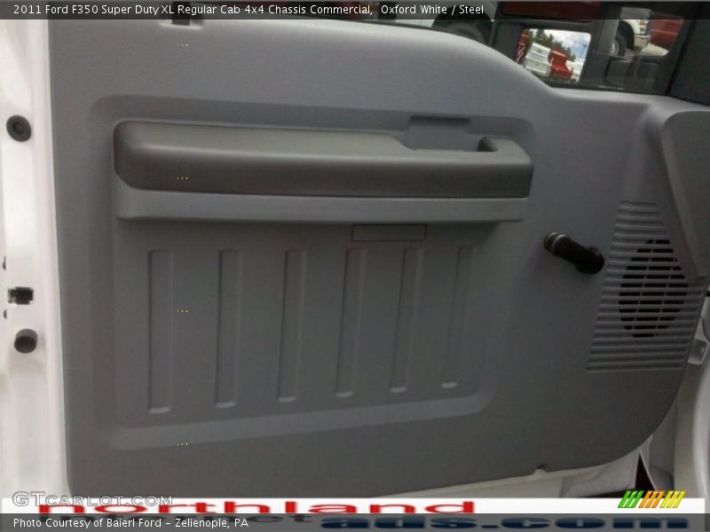 Oxford White / Steel 2011 Ford F350 Super Duty XL Regular Cab 4x4 Chassis Commercial