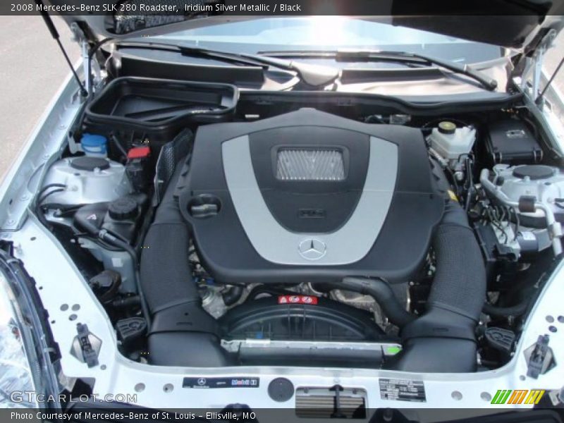 Iridium Silver Metallic / Black 2008 Mercedes-Benz SLK 280 Roadster