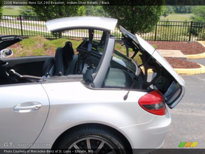 Iridium Silver Metallic / Black 2008 Mercedes-Benz SLK 280 Roadster