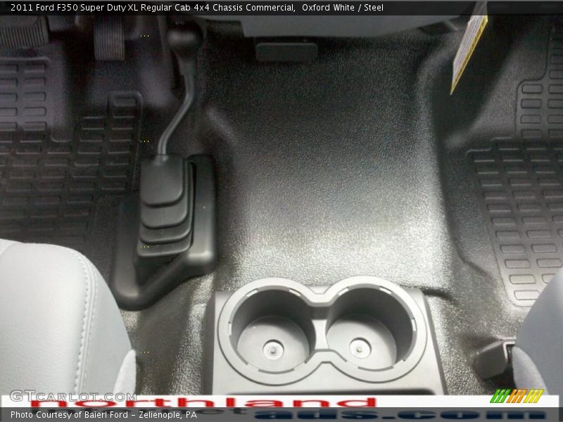 Oxford White / Steel 2011 Ford F350 Super Duty XL Regular Cab 4x4 Chassis Commercial
