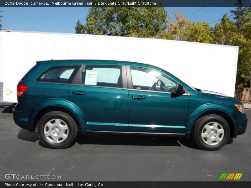 Melbourne Green Pearl / Dark Slate Gray/Light Graystone 2009 Dodge Journey SE