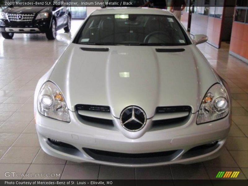 Iridium Silver Metallic / Black 2008 Mercedes-Benz SLK 280 Roadster