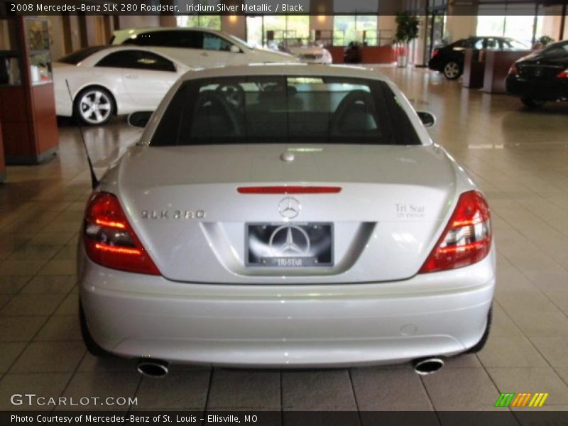 Iridium Silver Metallic / Black 2008 Mercedes-Benz SLK 280 Roadster