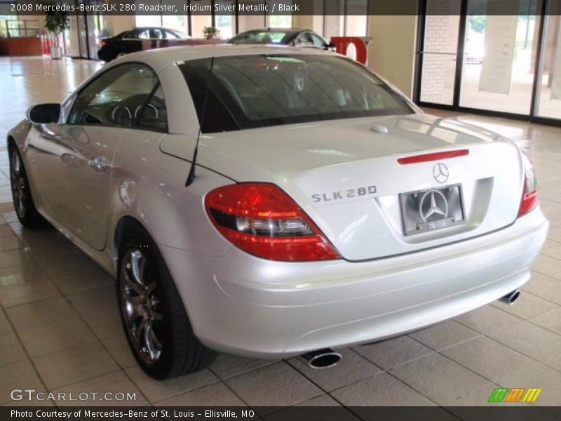 Iridium Silver Metallic / Black 2008 Mercedes-Benz SLK 280 Roadster