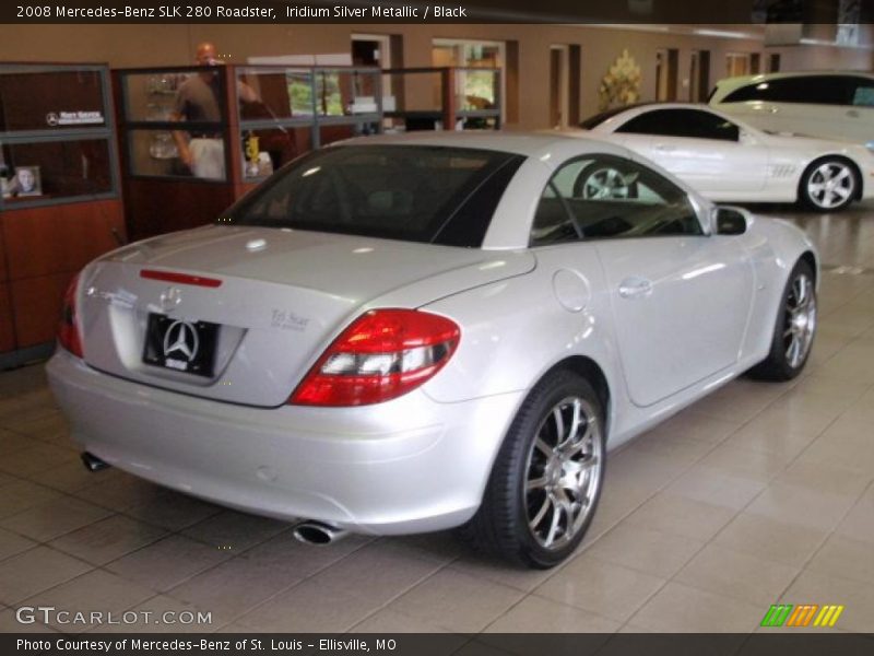 Iridium Silver Metallic / Black 2008 Mercedes-Benz SLK 280 Roadster