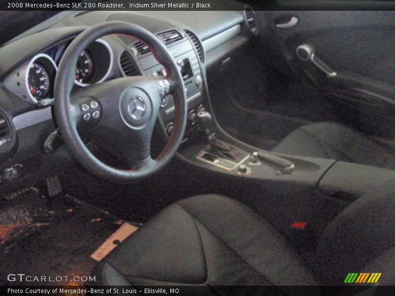 Iridium Silver Metallic / Black 2008 Mercedes-Benz SLK 280 Roadster