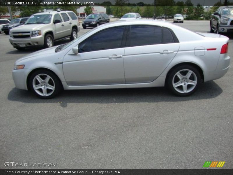 Alabaster Silver Metallic / Ebony 2006 Acura TL 3.2