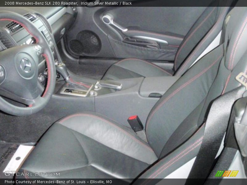 Iridium Silver Metallic / Black 2008 Mercedes-Benz SLK 280 Roadster