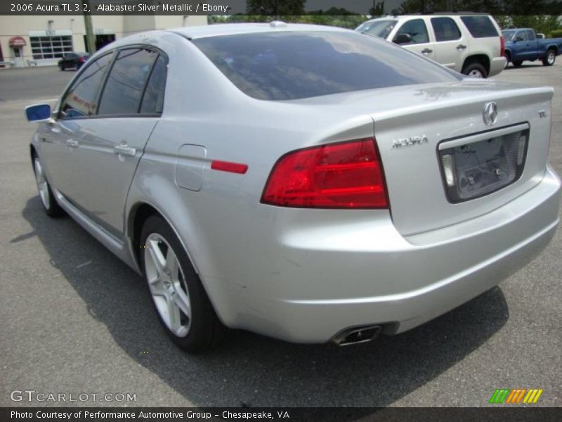 Alabaster Silver Metallic / Ebony 2006 Acura TL 3.2