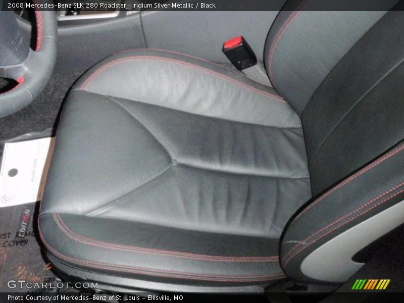 Iridium Silver Metallic / Black 2008 Mercedes-Benz SLK 280 Roadster