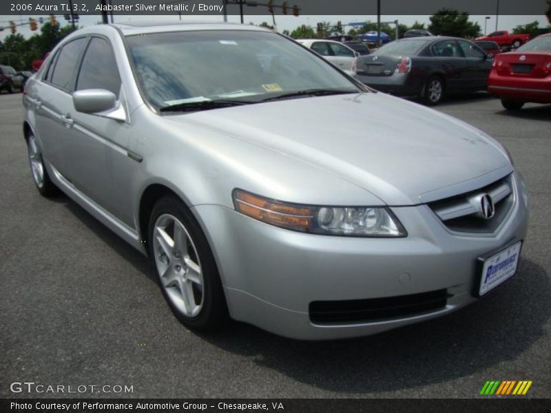 Alabaster Silver Metallic / Ebony 2006 Acura TL 3.2
