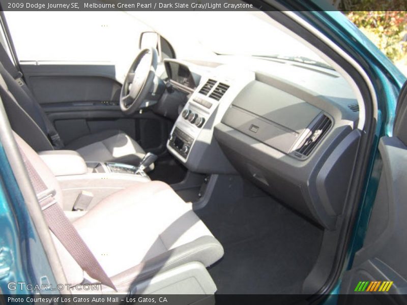 Melbourne Green Pearl / Dark Slate Gray/Light Graystone 2009 Dodge Journey SE