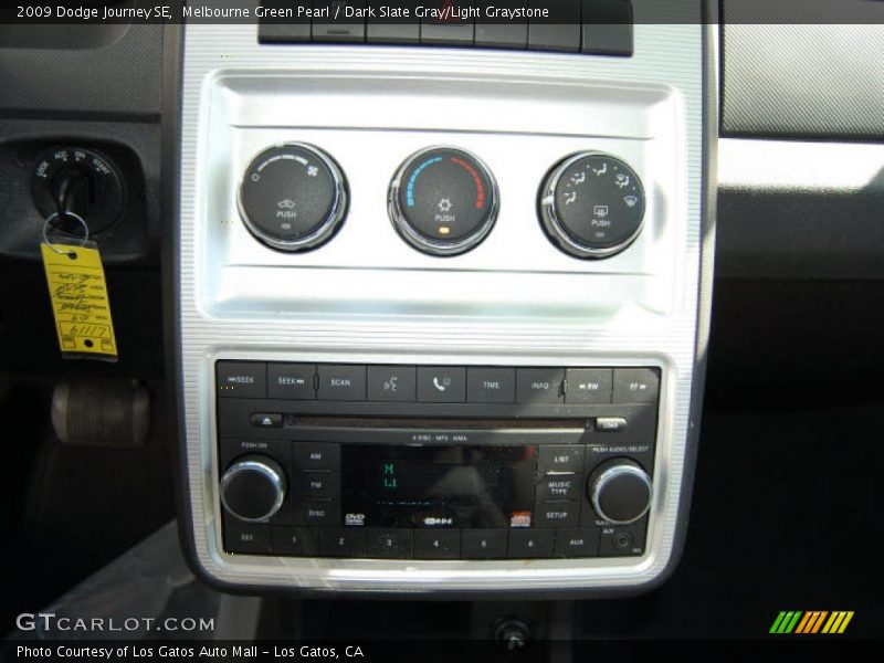 Melbourne Green Pearl / Dark Slate Gray/Light Graystone 2009 Dodge Journey SE