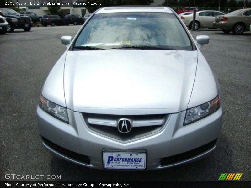 Alabaster Silver Metallic / Ebony 2006 Acura TL 3.2