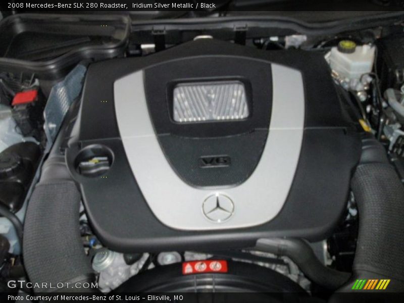 Iridium Silver Metallic / Black 2008 Mercedes-Benz SLK 280 Roadster