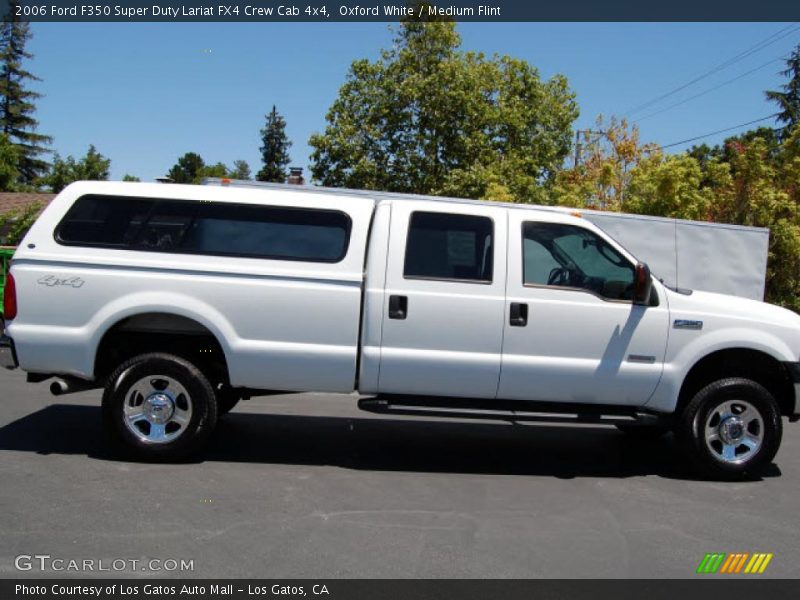 Oxford White / Medium Flint 2006 Ford F350 Super Duty Lariat FX4 Crew Cab 4x4