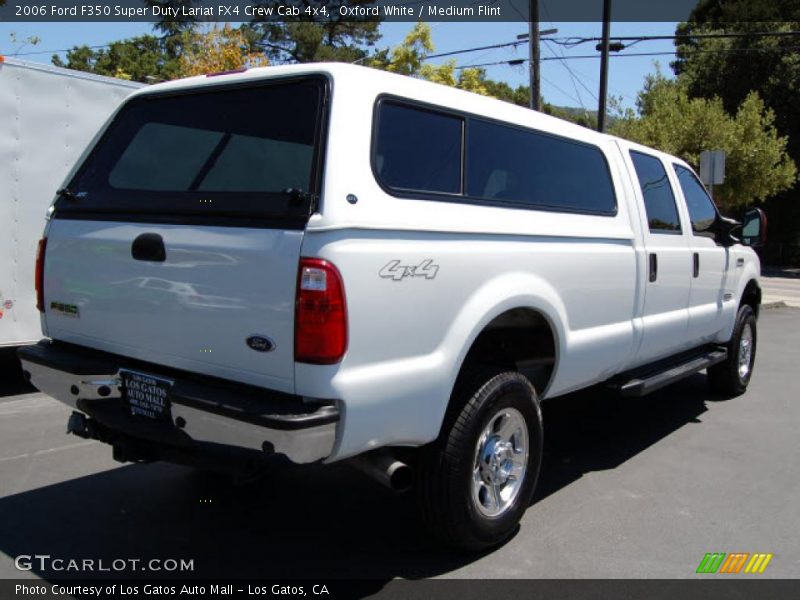 Oxford White / Medium Flint 2006 Ford F350 Super Duty Lariat FX4 Crew Cab 4x4