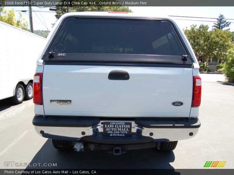 Oxford White / Medium Flint 2006 Ford F350 Super Duty Lariat FX4 Crew Cab 4x4