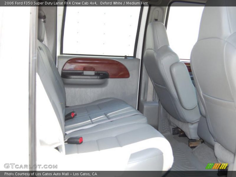 Oxford White / Medium Flint 2006 Ford F350 Super Duty Lariat FX4 Crew Cab 4x4
