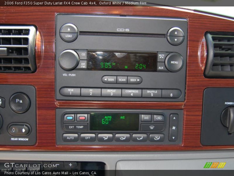 Oxford White / Medium Flint 2006 Ford F350 Super Duty Lariat FX4 Crew Cab 4x4