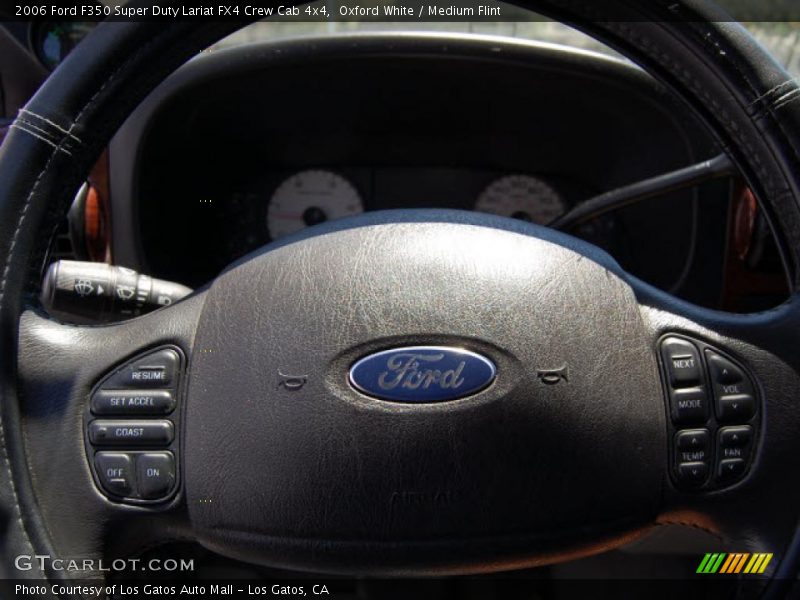 Oxford White / Medium Flint 2006 Ford F350 Super Duty Lariat FX4 Crew Cab 4x4