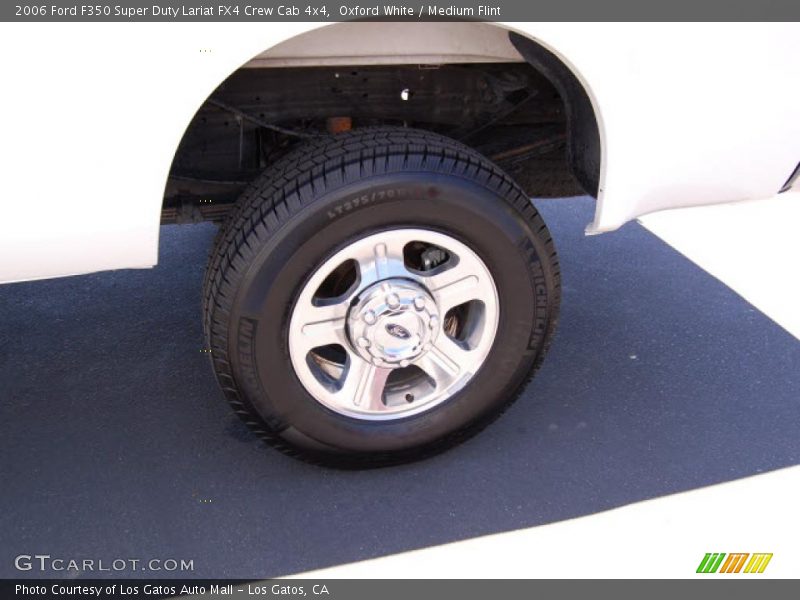 Oxford White / Medium Flint 2006 Ford F350 Super Duty Lariat FX4 Crew Cab 4x4