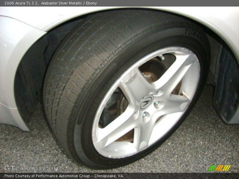 Alabaster Silver Metallic / Ebony 2006 Acura TL 3.2