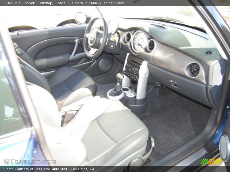 Space Blue Metallic / Black/Panther Black 2006 Mini Cooper S Hardtop
