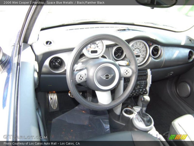 Space Blue Metallic / Black/Panther Black 2006 Mini Cooper S Hardtop