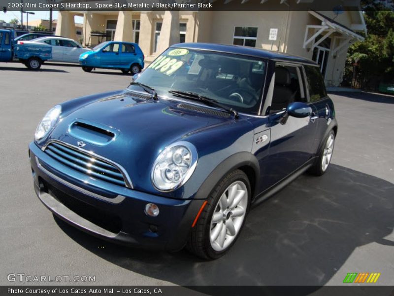 Space Blue Metallic / Black/Panther Black 2006 Mini Cooper S Hardtop