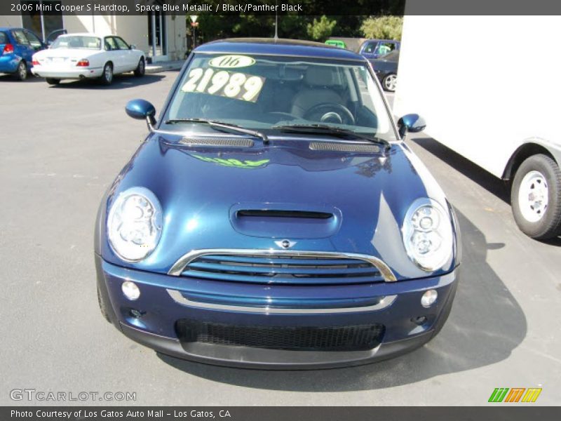Space Blue Metallic / Black/Panther Black 2006 Mini Cooper S Hardtop
