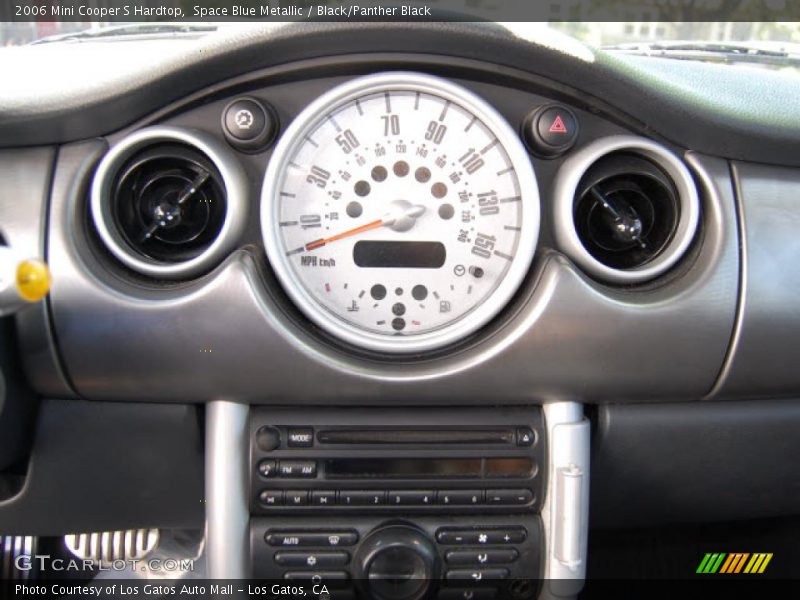 Space Blue Metallic / Black/Panther Black 2006 Mini Cooper S Hardtop