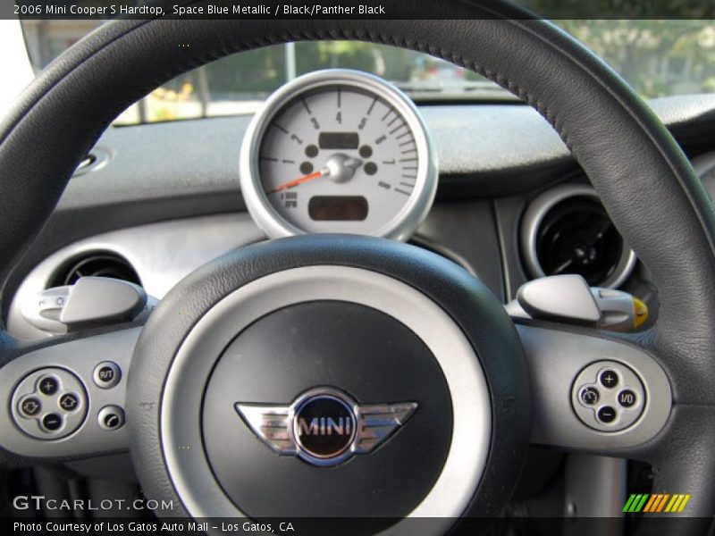 Space Blue Metallic / Black/Panther Black 2006 Mini Cooper S Hardtop