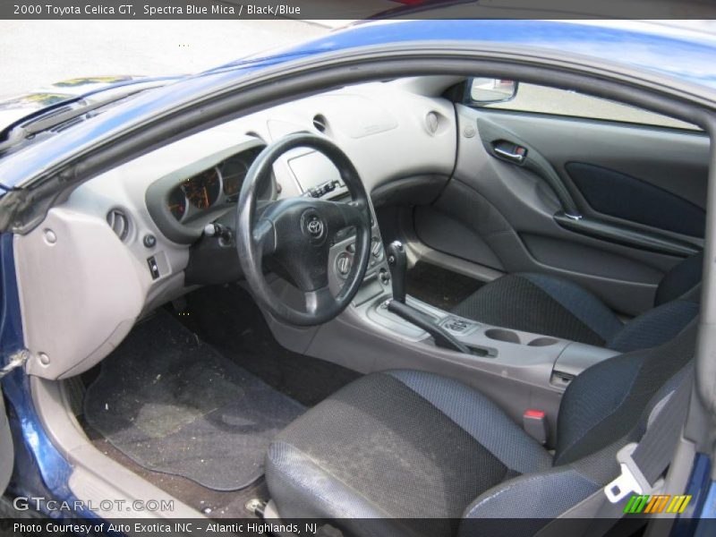 Spectra Blue Mica / Black/Blue 2000 Toyota Celica GT
