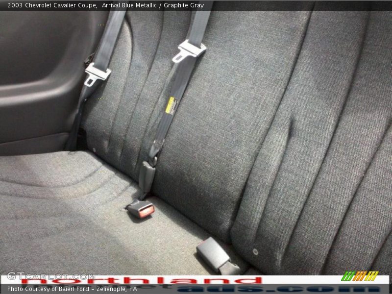 Arrival Blue Metallic / Graphite Gray 2003 Chevrolet Cavalier Coupe
