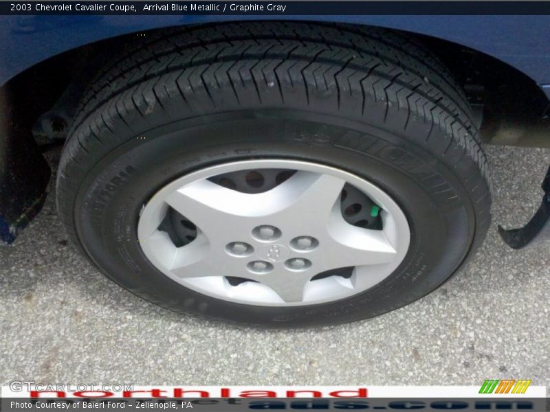 Arrival Blue Metallic / Graphite Gray 2003 Chevrolet Cavalier Coupe