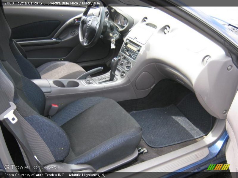 Spectra Blue Mica / Black/Blue 2000 Toyota Celica GT