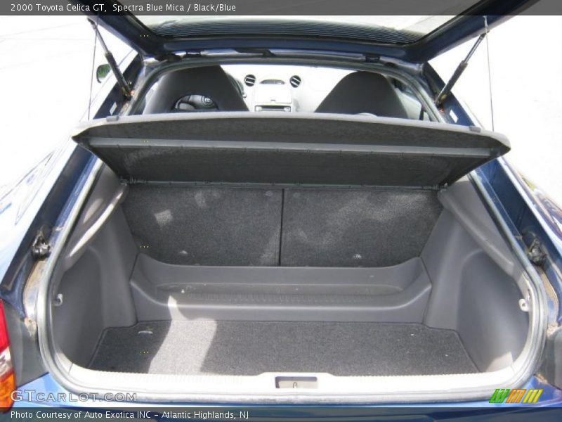 Spectra Blue Mica / Black/Blue 2000 Toyota Celica GT