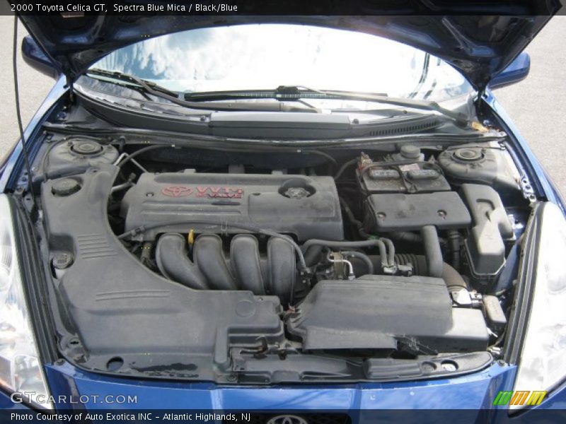 Spectra Blue Mica / Black/Blue 2000 Toyota Celica GT