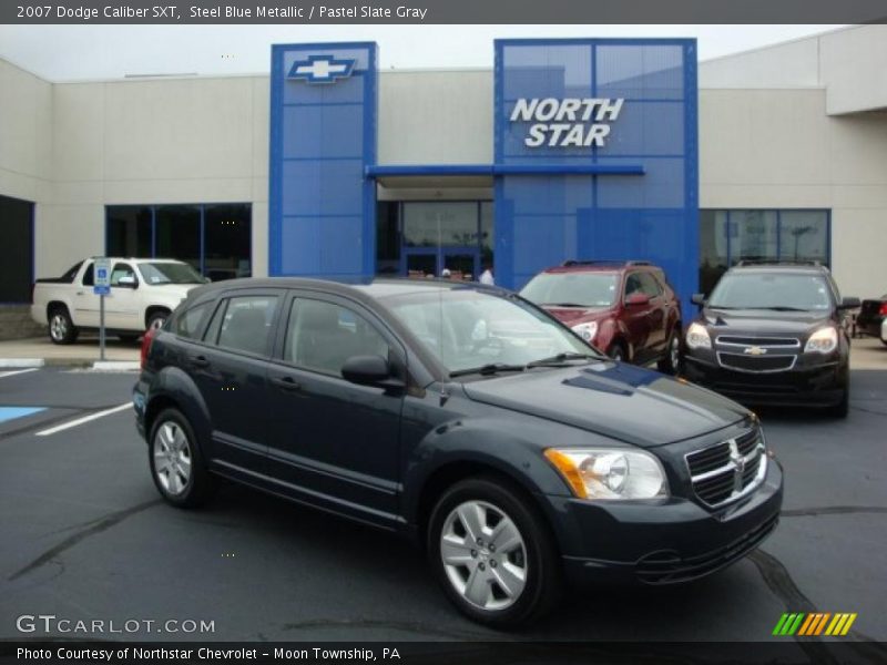 Steel Blue Metallic / Pastel Slate Gray 2007 Dodge Caliber SXT