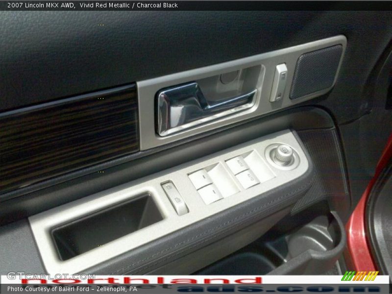 Vivid Red Metallic / Charcoal Black 2007 Lincoln MKX AWD