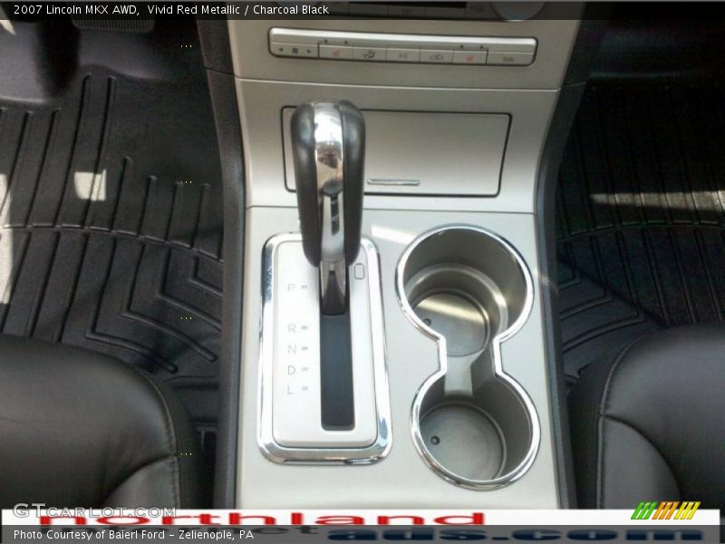 Vivid Red Metallic / Charcoal Black 2007 Lincoln MKX AWD