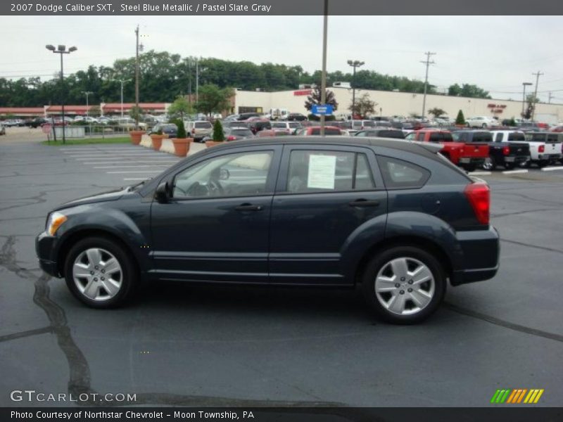 Steel Blue Metallic / Pastel Slate Gray 2007 Dodge Caliber SXT