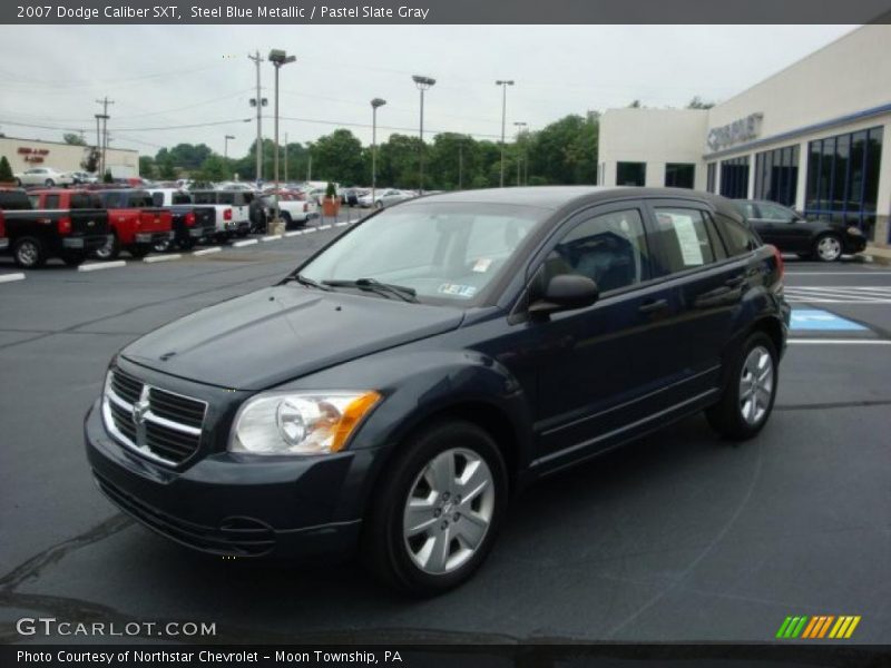 Steel Blue Metallic / Pastel Slate Gray 2007 Dodge Caliber SXT