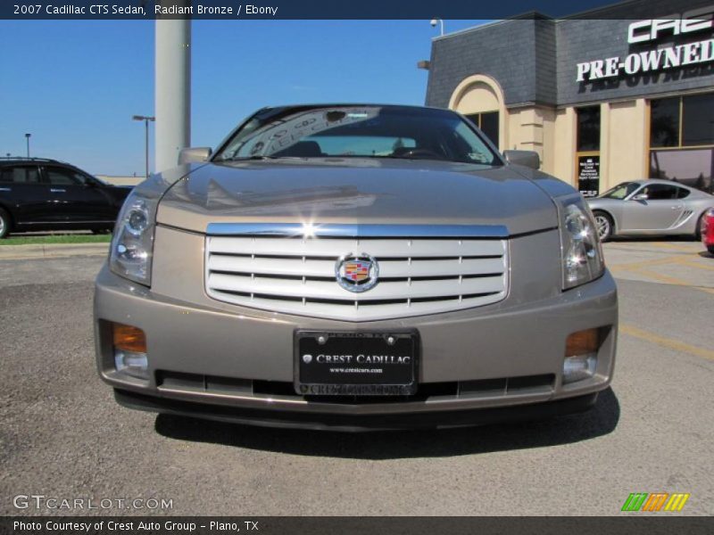 Radiant Bronze / Ebony 2007 Cadillac CTS Sedan