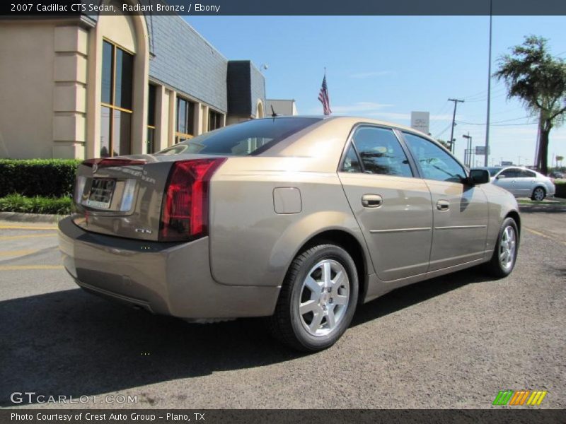 Radiant Bronze / Ebony 2007 Cadillac CTS Sedan