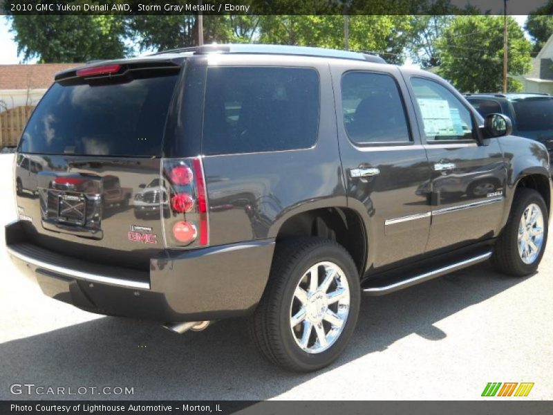 Storm Gray Metallic / Ebony 2010 GMC Yukon Denali AWD