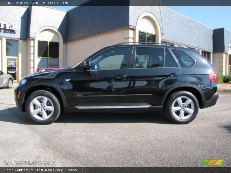 Jet Black / Black 2007 BMW X5 3.0si