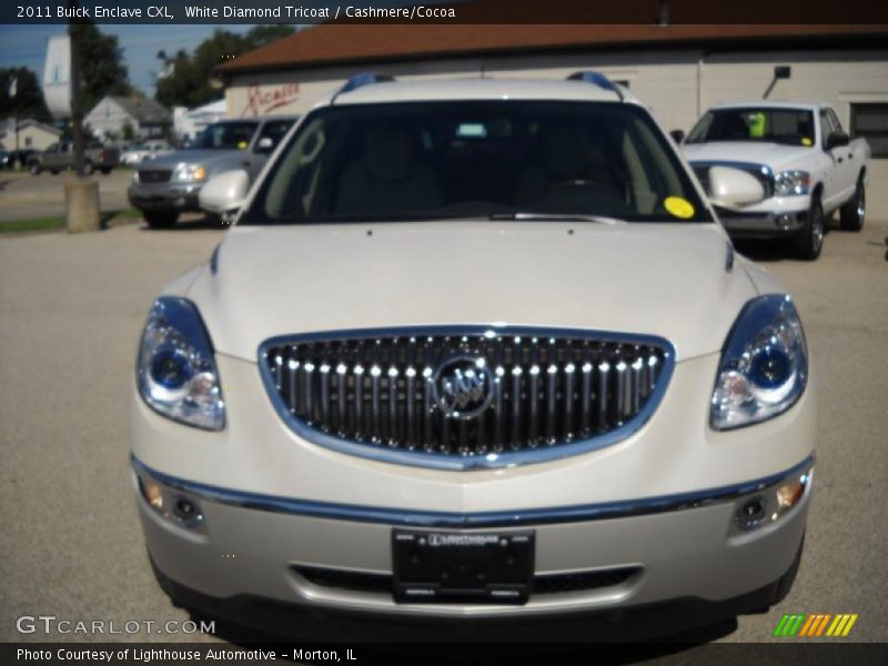 White Diamond Tricoat / Cashmere/Cocoa 2011 Buick Enclave CXL