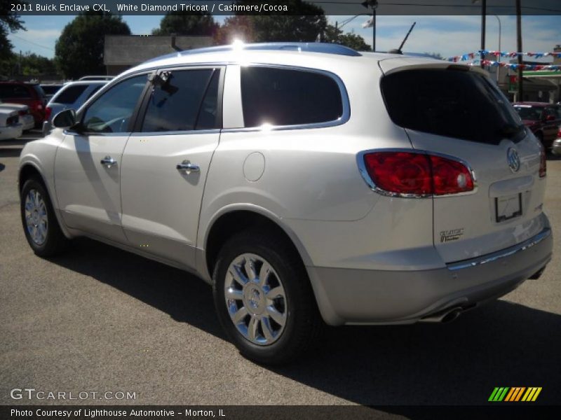 White Diamond Tricoat / Cashmere/Cocoa 2011 Buick Enclave CXL